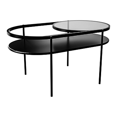 Minimalist Loft Coffee Table 3D model image 1 