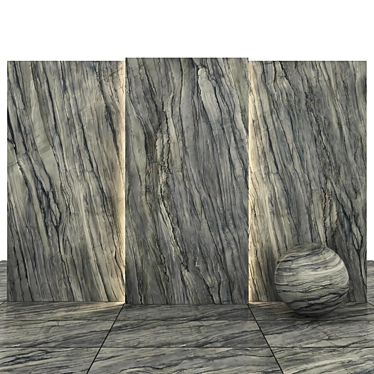 Platinum Gray Marble Collection 3D model image 1 