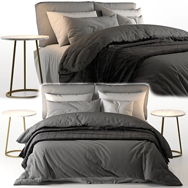 Luxury Bedding from Adairs Australia 3D model image 1 