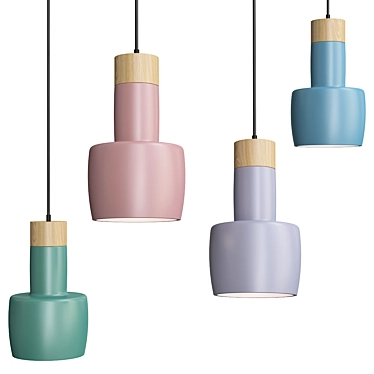 Cella Pendant Light by Anzazo: Elegant Illumination for Modern Spaces 3D model image 1 