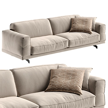 Elegant Vibieffe Fancy Sofa 3D model image 1 