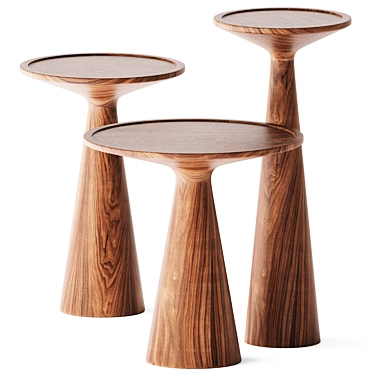 Elegant Figura Coffee Side Table 3D model image 1 