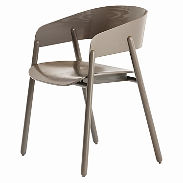 Sleek Mava Chair - Modern and Stylish 3D model image 1 