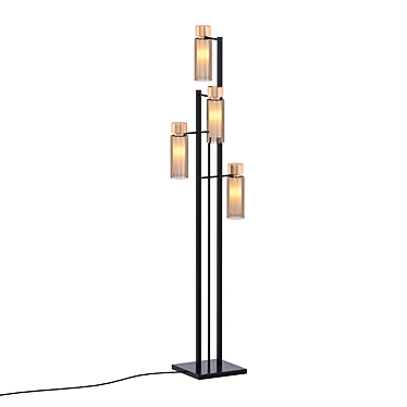 Elegant Illumination: OSMAN 4-Light Floor Lamp 3D model image 1 