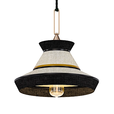 Calypso Guadaloupe: XL Elegance in Pendant Lighting 3D model image 1 