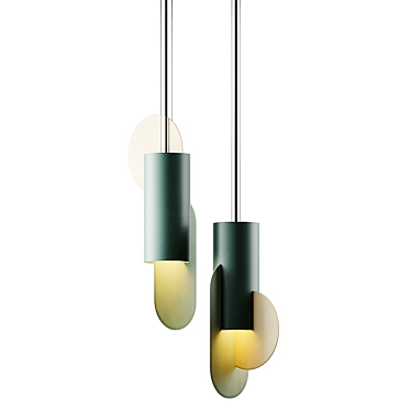 Contemporary Pendant Lamp Suprematic Three CS1 by NOOM