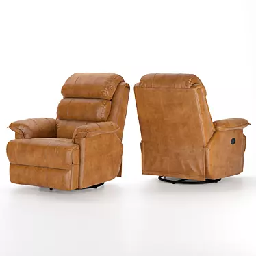 Modern Comfort Recliner Sofa 3D model image 1 