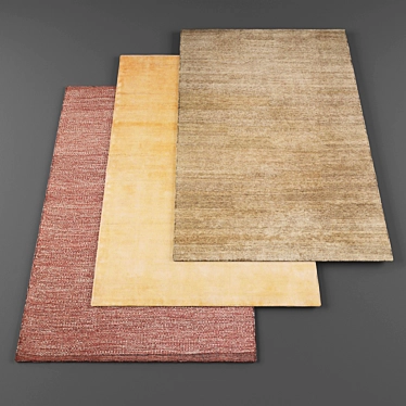 High-Resolution Rugs - Set of 5 3D model image 1 