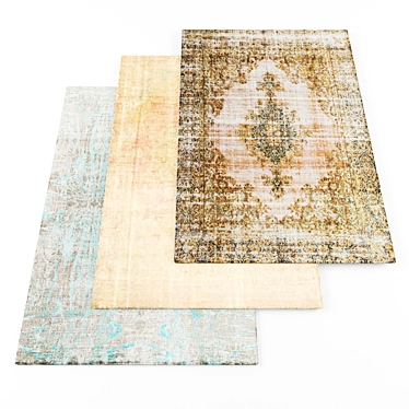 High-Resolution Rugs Bundle 3D model image 1 