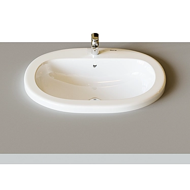 Roca Coral Recessed Washbasin 56x48 cm 3D model image 1 