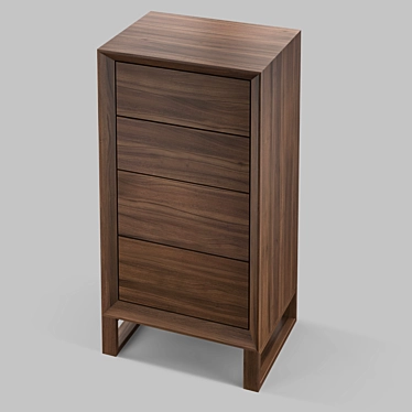 ZARAGOZA High Chest of Drawers 3D model image 1 