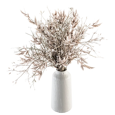 Ethereal Blooms - Dried Bouquet 3D model image 1 