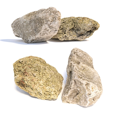 Landscape Stones 3D Scanned 3D model image 1 