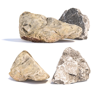 Sculpted Stones for Landscaping 3D model image 1 