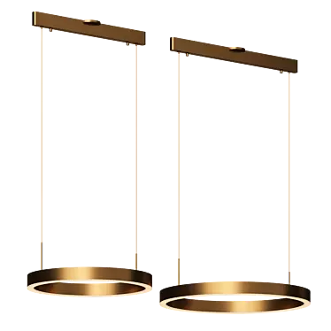 Prometheus Ring Pendant Light 3D model image 1 