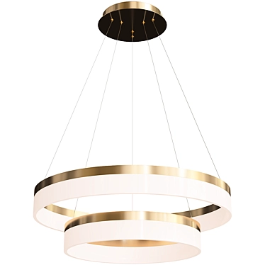 Modern LED Chandelier: Tor Lighting PW0972 3D model image 1 