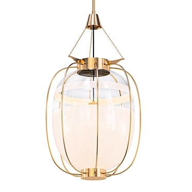 Nautical-inspired LED Pendant Light 3D model image 1 