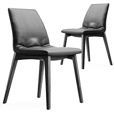 Elegant Bonaldo Ninette Chair 3D model image 1 
