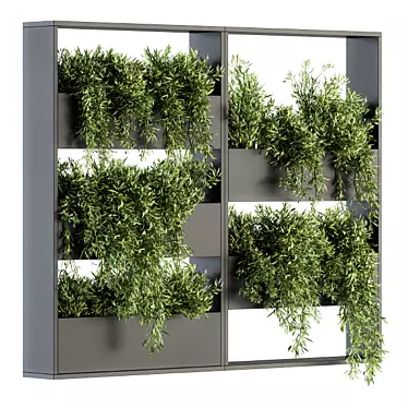 Wall-mounted Plant Box 07 3D model image 1 