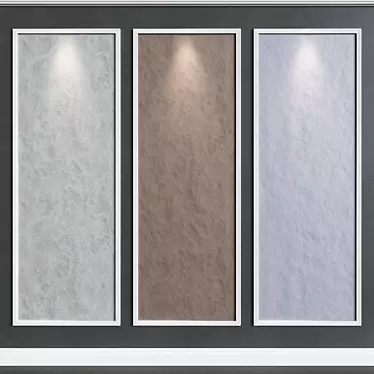 Decorative Plaster Molding Kit 3D model image 1 