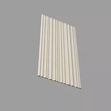 Gypsum 3D Wall Panel GP-6 3D model image 1 