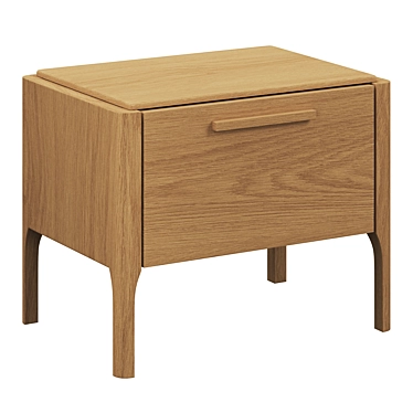 Cosmorelax Pisa Bedside Table: Stylish and Convenient 3D model image 1 