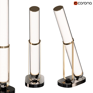 Elegant Marble Lamp 3D model image 1 
