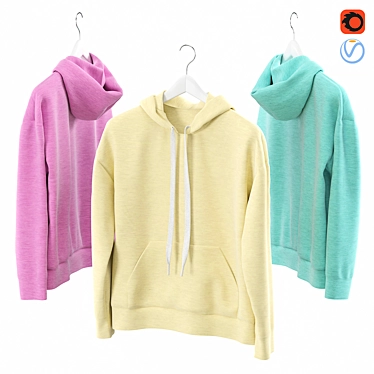 Cozy Hoody Set 3D model image 1 