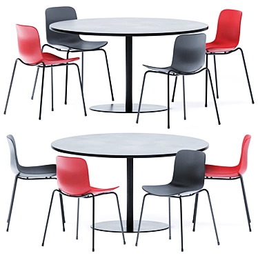 Stan Dining Table: Sleek & Modern 3D model image 1 