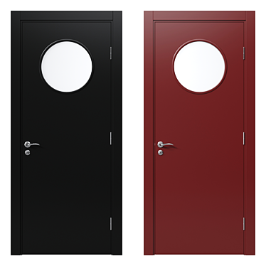 Stylish Door 56: 3dsmax + fbx / obj, vray 3.6 3D model image 1 