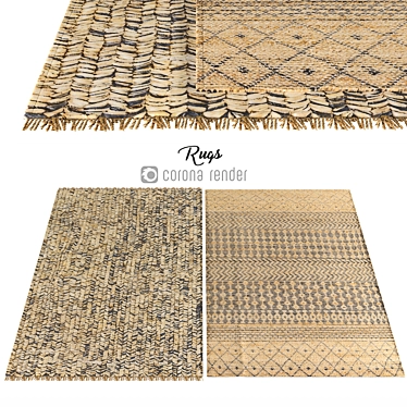 Luxury Carpets Collection 3D model image 1 