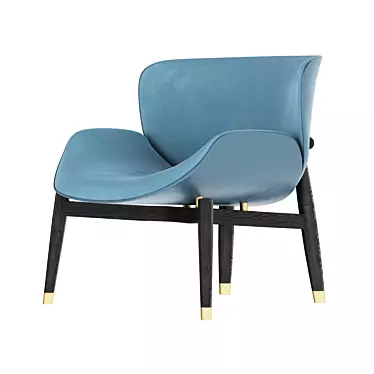 Baxter Jorgen Chair: Sleek Design, Maximum Comfort 3D model image 1 