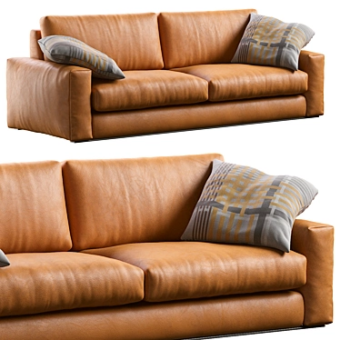 Modern Leather Sofa: Vibieffe 810 FLY 3D model image 1 