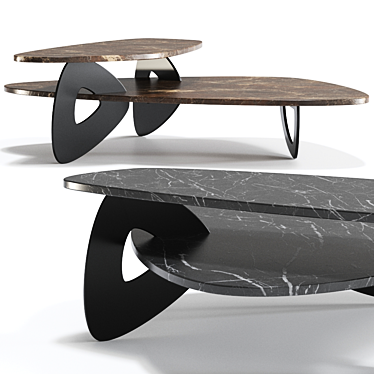 Sleek Tama Coffee Table 3D model image 1 