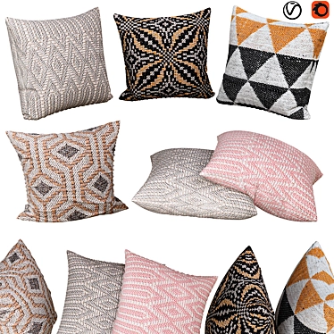 Stylish Cushions for Any Decor 3D model image 1 