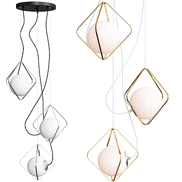 Italux Canto Pendant Light: Elegant and Versatile 3D model image 1 