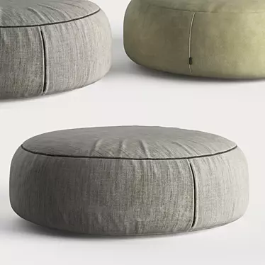 Modern Elise Pouf by Poliform - Versatile and Stylish 3D model image 1 