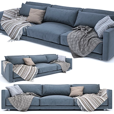 Modern Bristol Poliform Sofa 3D model image 1 