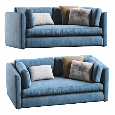 Hackney 2-Seater Sofa by HAY 3D model image 1 