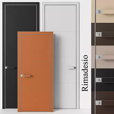 Modern Door Collection: Rimadesio Luxor 3D model image 1 