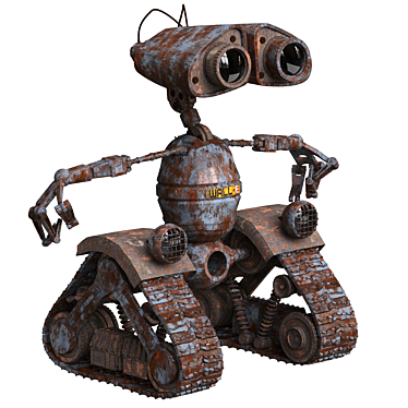 Smart Student Wall-E Robot 3D model image 1 