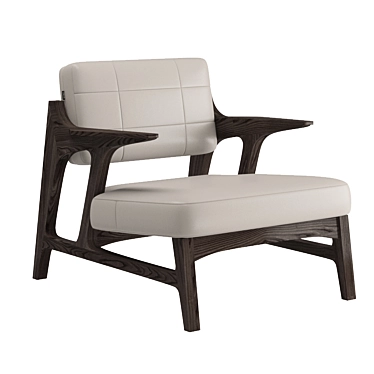 Contemporary OKHA MILES Armchair 3D model image 1 