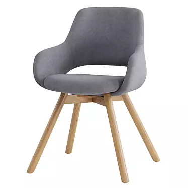 Elegant Comfort Jima Chair 3D model image 1 