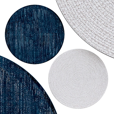 Elegant Circle Rugs | No. 187 3D model image 1 