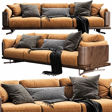 Modern Italian Ditre Sofa 3D model image 1 