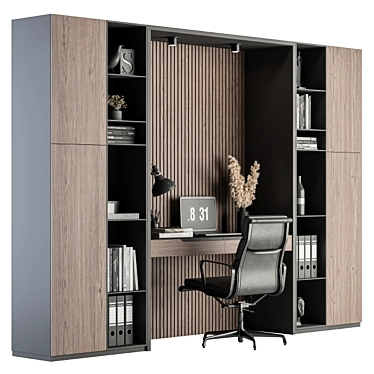 Stylish and Functional Home Office Furniture 3D model image 1 