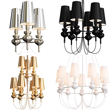 Elegant BLS Josephine Queen Chandelier 3D model image 1 