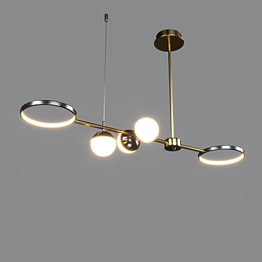 Modern LED Pendant Light 3D model image 1 