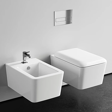 Gessi Rettangolo Wall-Hung WC 3D model image 1 