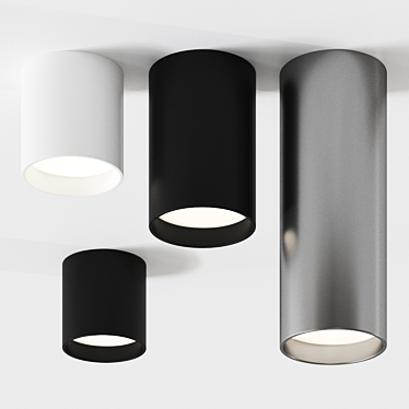 Modular Arch Ceiling Light 3D model image 1 